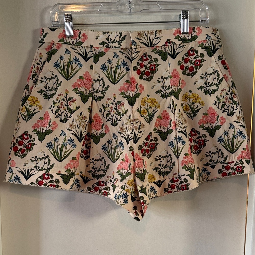 Agua by Agua Bendita Multicolor Floral High Waist Shorts